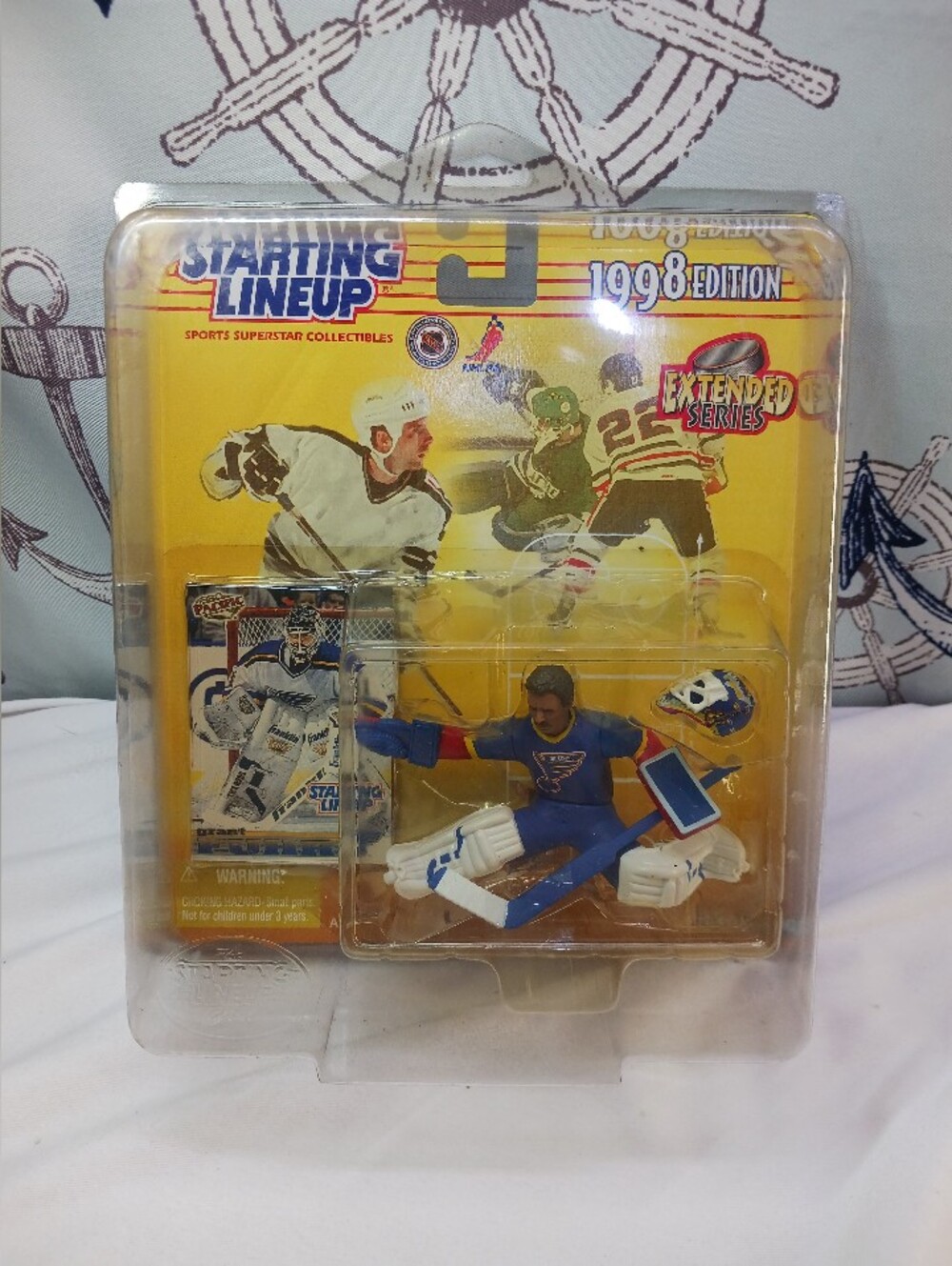 Starting Line-Up Figure / NHL Grant Fuhr-StLouis Blues 1998